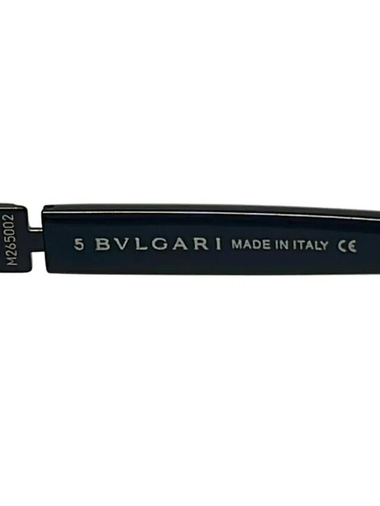 BVLGARI 605 Black Plastic Hardware Sunglasses main image 4